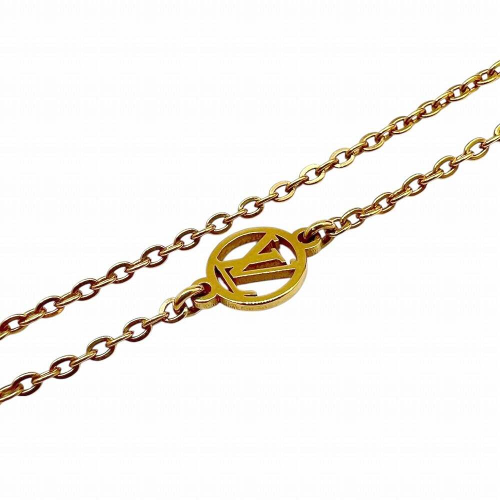 LOUIS VUITTON Gold Necklace - Picture 9 of 12